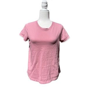 Madewell BUNDLE! Pink & White Crewneck Short Sleeve Tees Simple Women Small